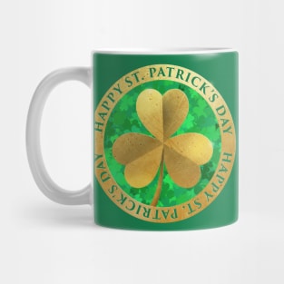 St. Patrick's Gold Clover Mug